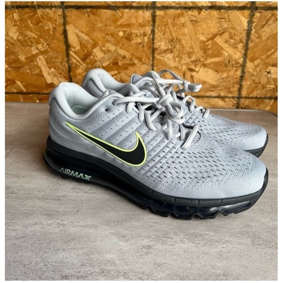 Nike Air Max 2017 Wolf Grey Sneakers Casual 849559-012 Mens Size 9 NEW - Picture 1 of 7